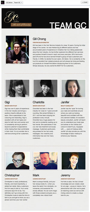 GC Facebook Team Profile Facebook Team Profile for GC